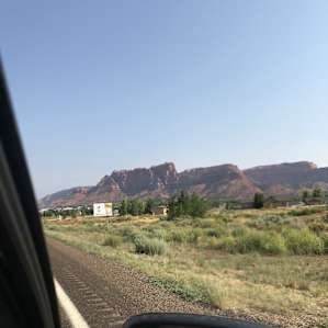 View heading out in the morning