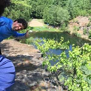Great hike to swimming hole.