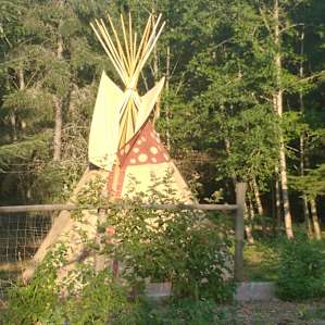Glamping Tipi @ Dragonfy Farm