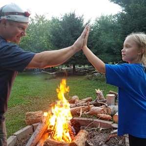 Build a raging camp fire