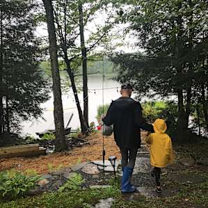 Fishing lesson!