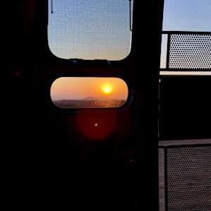 Sunset View from our trailer