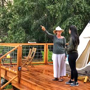 North Fork Tipi Haven DEER