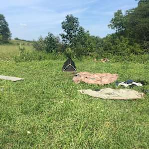 The camp site area