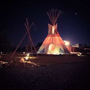 18' Tipi on Working Ranch