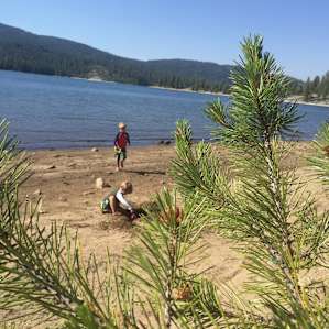 short hike to beach