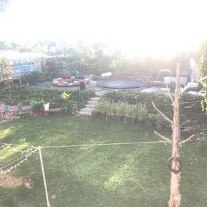View from our room, early morning!