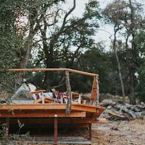 tent forest lodging
