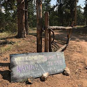 The cutest welcome sign (: