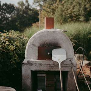 Outdoor, stone oven? The Dome has it all. Seriously. We made the best pizza. Garlic. Fresh tomatoes. Bacon. Ricotta. Basil. Olive oil. Fire-roasted pine nuts. What a fun, different camping-food!!