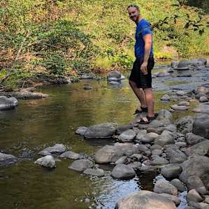 Camp by the creek