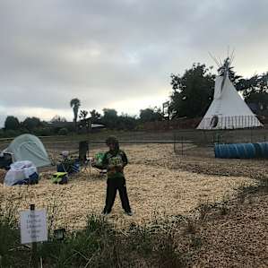 We want to check out the tipi on our next visit