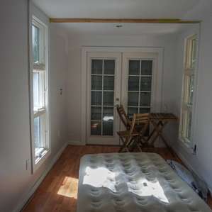 Quick inside snapshot of the studio when we first arrived.