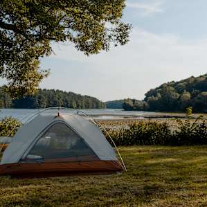 Great place to set up a tent.