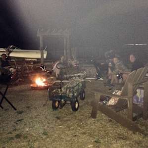 Met some awesome fellow campers round the camp fire