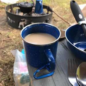 Mmmm, fresh coffee over a wood fire :)