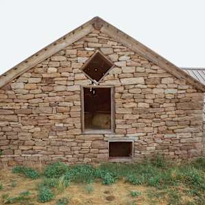 Hay loft in Montana