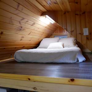 The sleeping area upstairs had more room than we thought