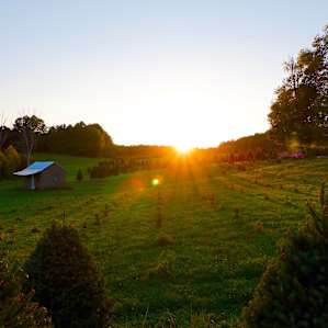Shelters at Heritage Farms in CVNP