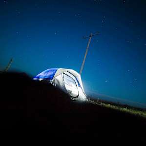Night camp setup