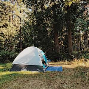 Our setup for the night