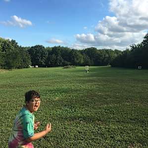 LOTS of room to roam... and if you're a fan of disc-golf, you're in luck! So is Steven, and there are a few baskets perfectly set around the property!