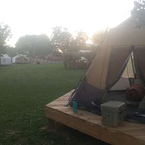 Zion On The Green -DIY Tent Deck