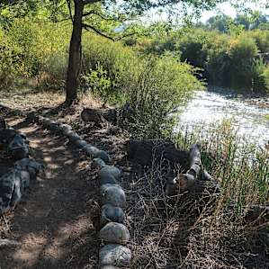 Path leading from one site to another. Didn’t discover it until we had the place to ourselves!