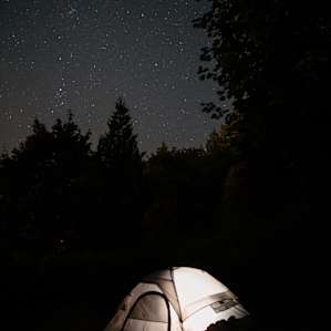 Not a bad view at night either!