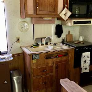 very functional kitchen