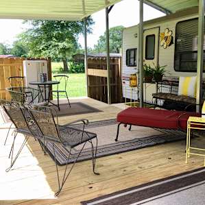 nice views, lots of space, not your average camper!