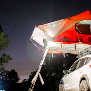 Camping under the stars...