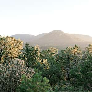 Wake up and go to bed to stunning mountain views.