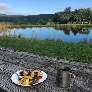 Hillside Pond with a View