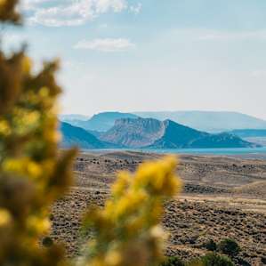 Flaming River Gorge is just minutes away from the campsite and it is stunning