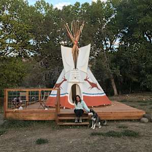 North Fork Tipi Haven DEER