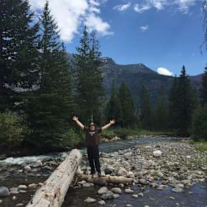 Pebble Creek by the camp