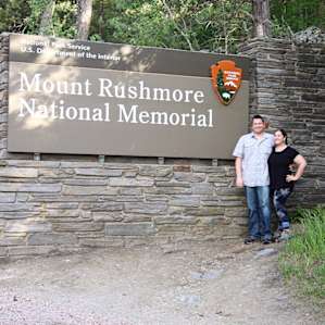 Around the corner from Mount Rushmore