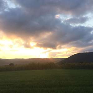 The sunsets are amazing and relaxing. We read on this open area waiting for the sun to set.