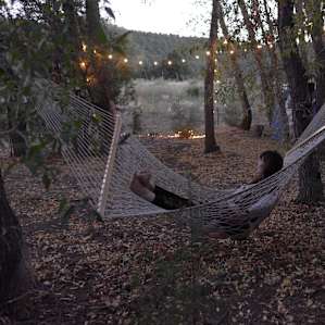Hammock with little one.
