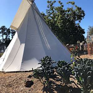A Tipi By The Sea On Farm