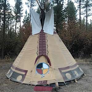 Stunning RedtailedHawk Teepee