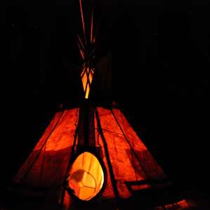 Stunning RedtailedHawk Teepee