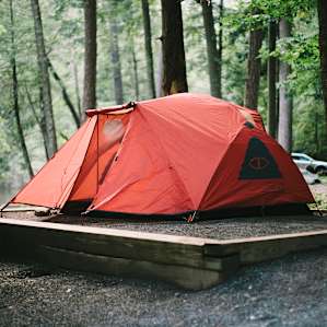 Poler tent at Abrams Creek Campground