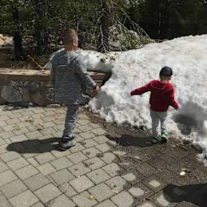 Warning! There was snow in June.