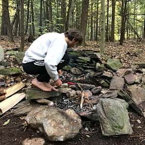 Camp at Quarry Brook