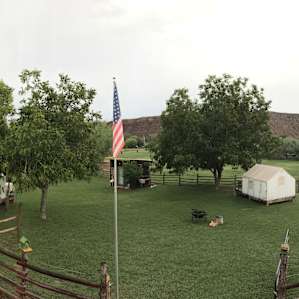 The site from the barn.