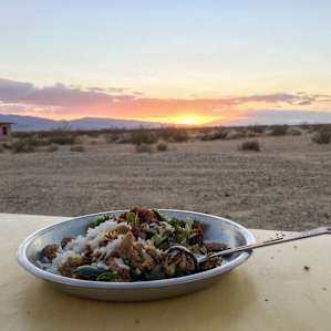 Dinner with a view.