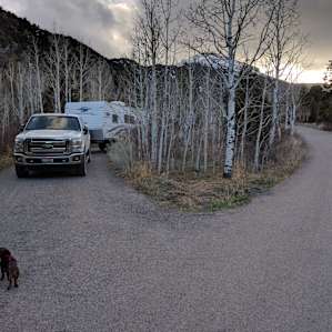 Pull through campgrounds available with beautiful sunset views!