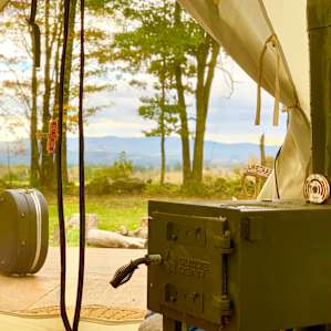 Canvas Wall Tent - Glampsite NH